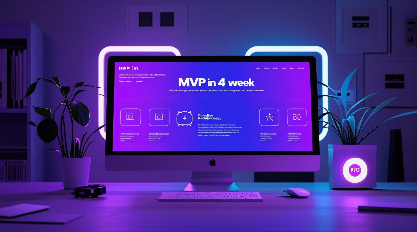 1. MVP in 4 weeks